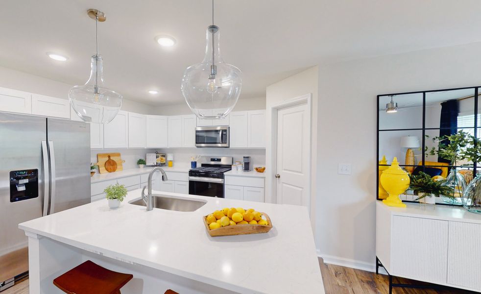 Representative furnished interior of a home built from the Stoneycreek in Aberdeen by Veranda Homes in Aberdeen, Fountain Inn (Image 9).