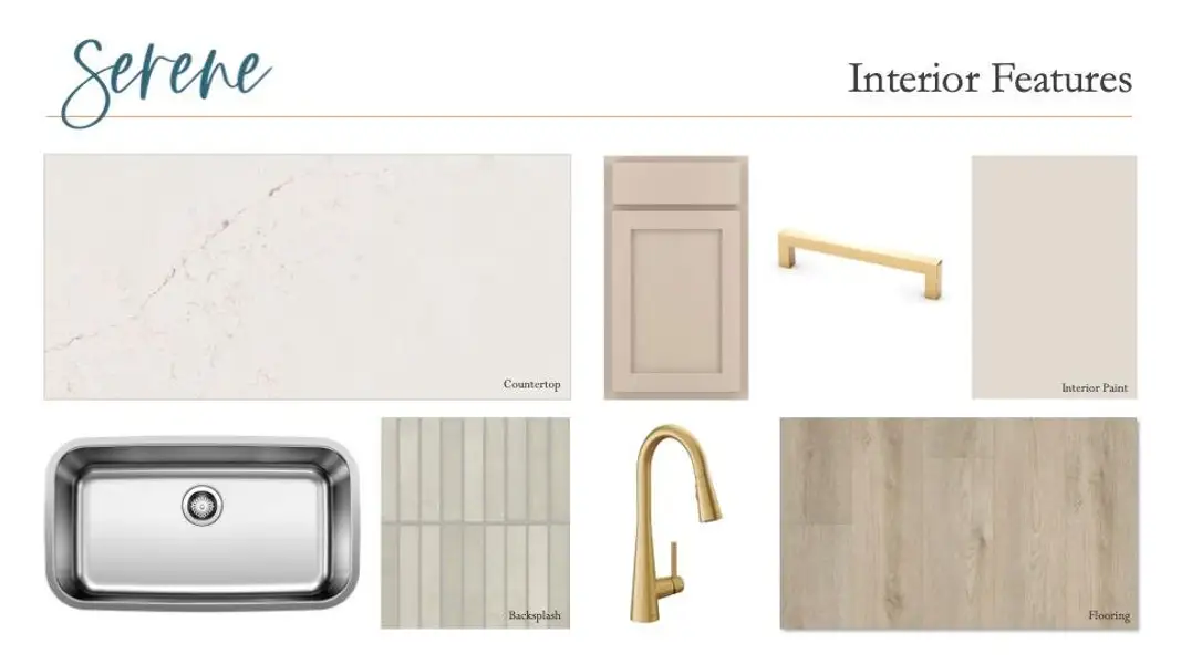 Sample of building materials used in homes in Covered Bridge, Hutto (Image 4).