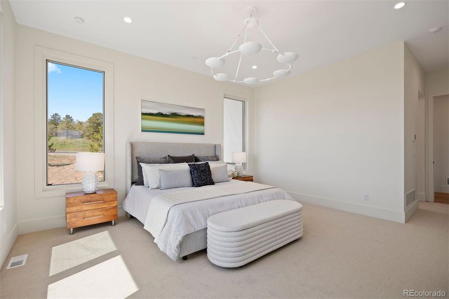 Furnished interior view inside a new home in , Castle Rock (Image 28).