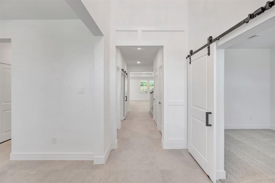 Inviting foyer