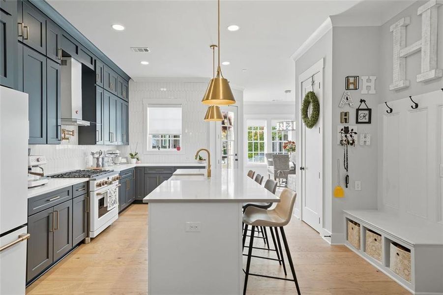 Furnished interior view inside a new home in , Woodstock (Image 38).