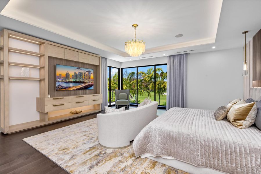 Furnished interior view inside a new home in , Boca Raton (Image 38).