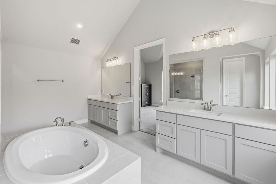 Furnished interior view inside a new home in Riceland, Mont Belvieu (Image 20).