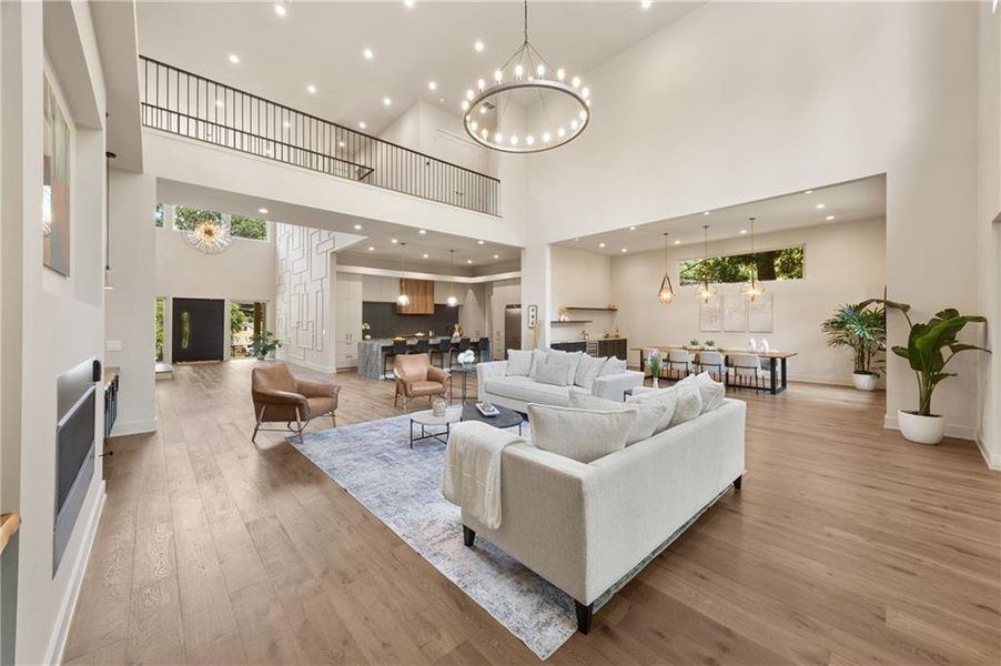 Furnished interior view inside a new home in , Sandy Springs (Image 10).