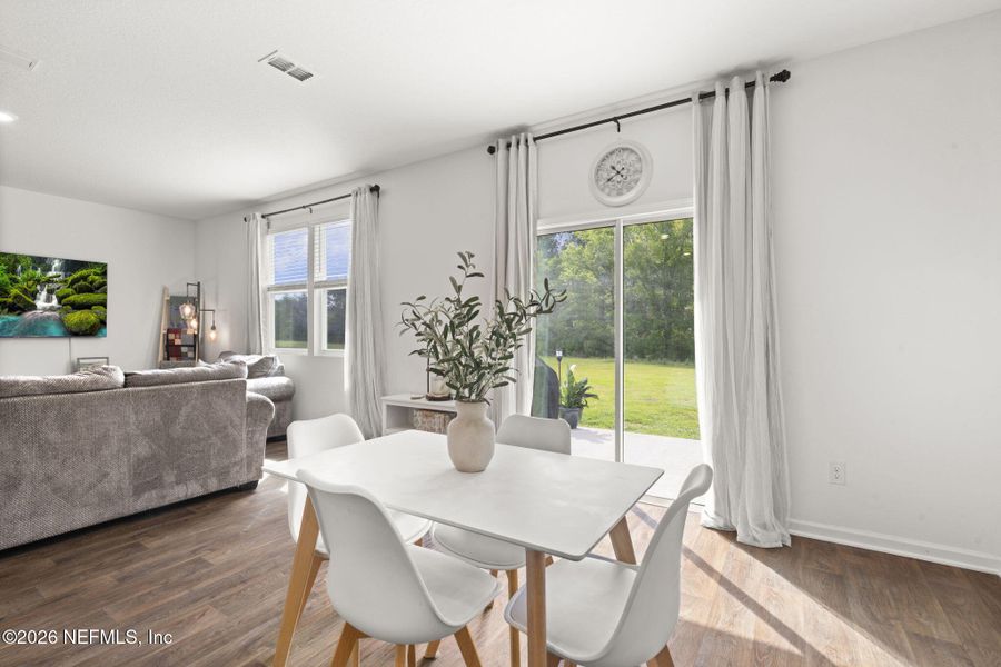 Furnished interior view inside a new home in Entrada, St. Augustine (Image 9). Furnished interior view inside a new home in Entrada, St. Augustine (Image 9).