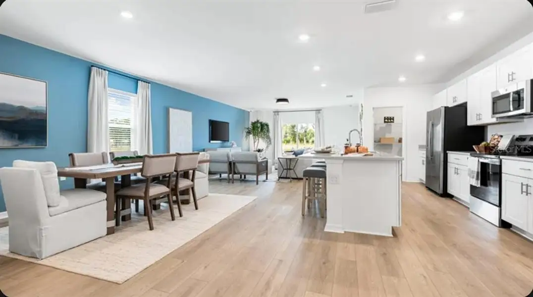Furnished interior view inside a new home in Waterstone, Groveland (Image 16).
