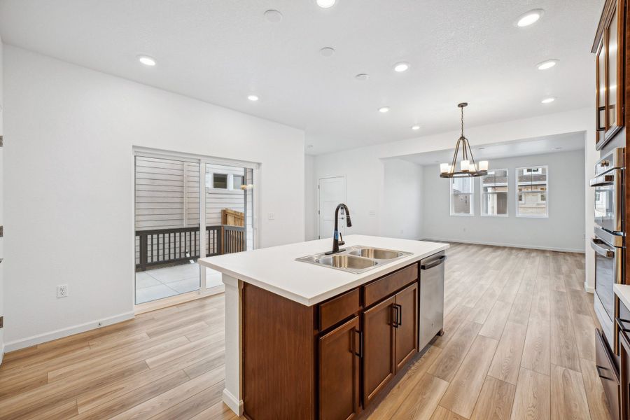 Representative furnished interior of a home built from the Meridian by Taylor Morrison in Farmlore, Brighton (Image 5).