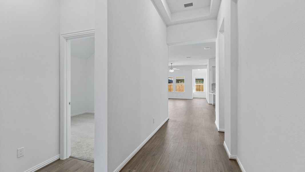 Furnished interior view inside a new home in Beamer Villas, Friendswood (Image 5).