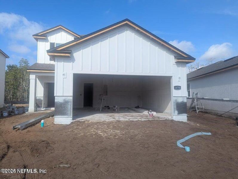In-progress construction of a new home in , Jacksonville, FL (Image 3).