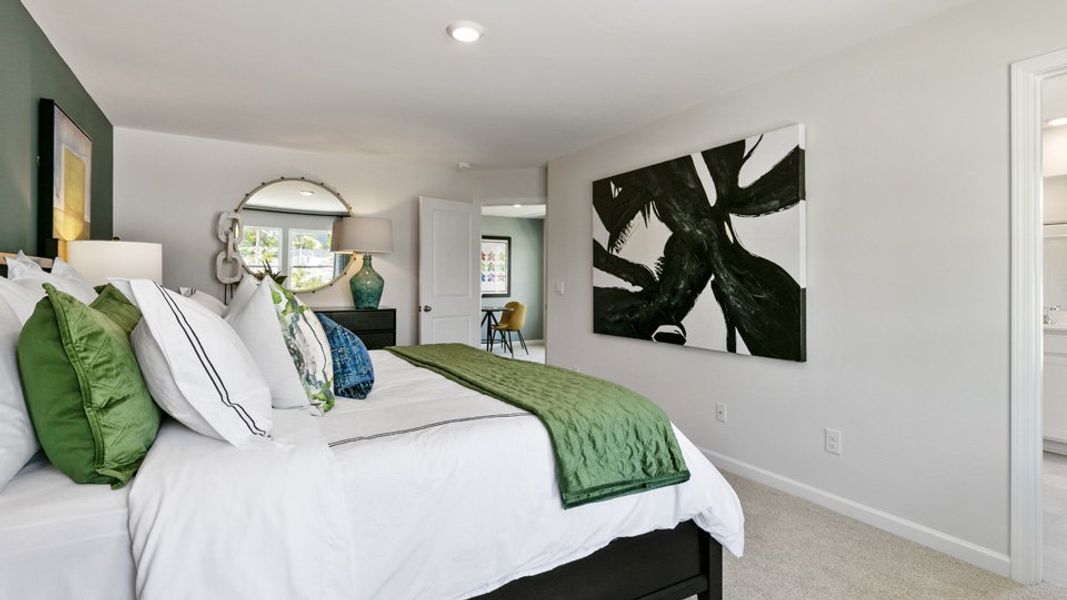 Representative furnished interior of a home built from the CARSON - TRADITIONS by D.R. Horton in Chapel Townes, Raleigh (Image 22).