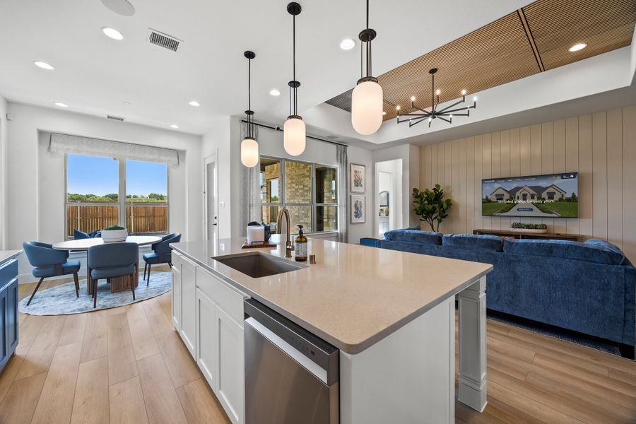 Representative furnished interior of a home built from the Lufkin by Windsor Homes in Oak Ridge Park, Corinth (Image 17).