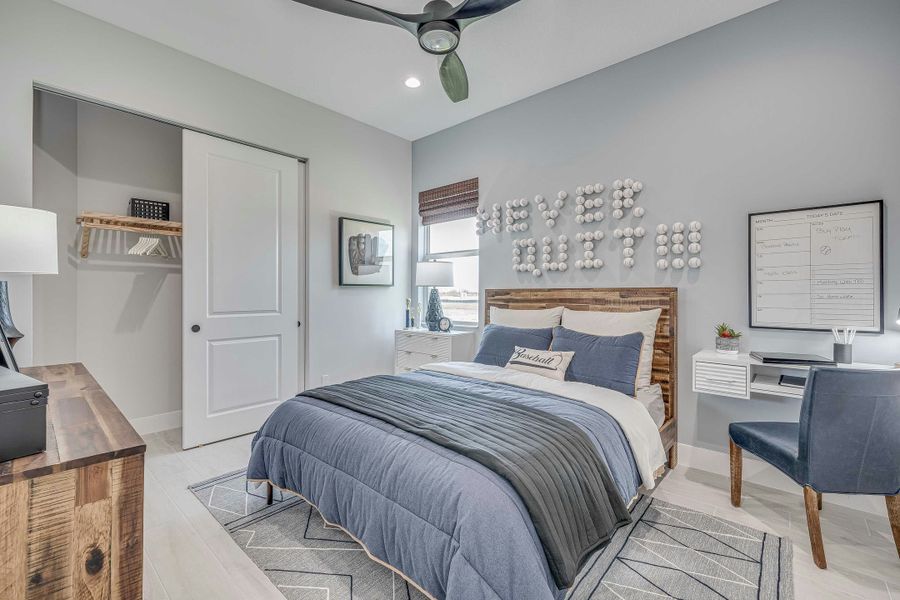 2D floor plan layout for the Sage by GHO Homes in Belterra, Port St. Lucie, FL (Image 87).