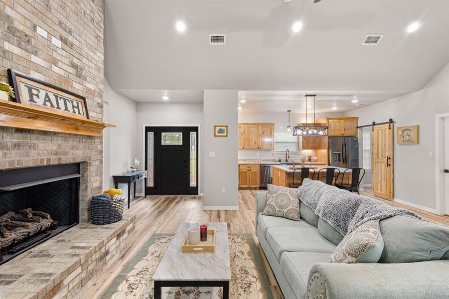 Furnished interior view inside a new home in , Sunset (Image 16).