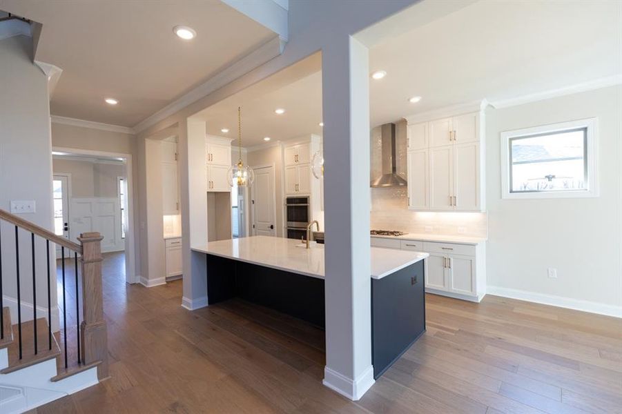 Furnished interior view inside a new home in Bellmoore Park, Johns Creek (Image 5).