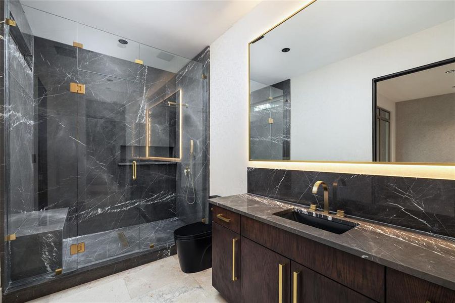 Furnished interior view inside a new home in , Dallas (Image 21).