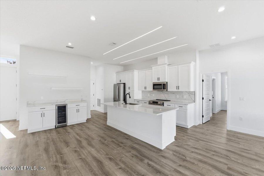 Furnished interior view inside a new home in , Palm Coast (Image 4). Furnished interior view inside a new home in , Palm Coast (Image 4).