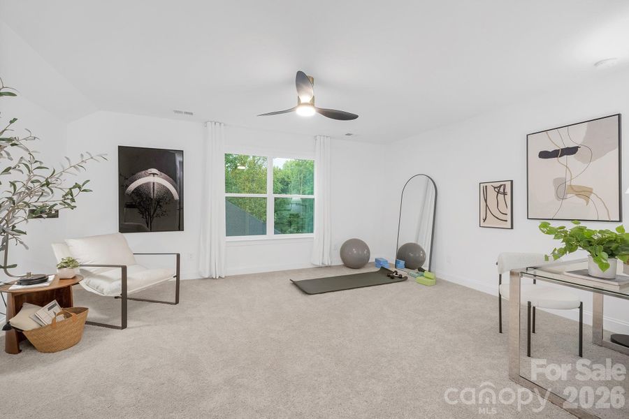 Furnished interior view inside a new home in , Denver (Image 33).