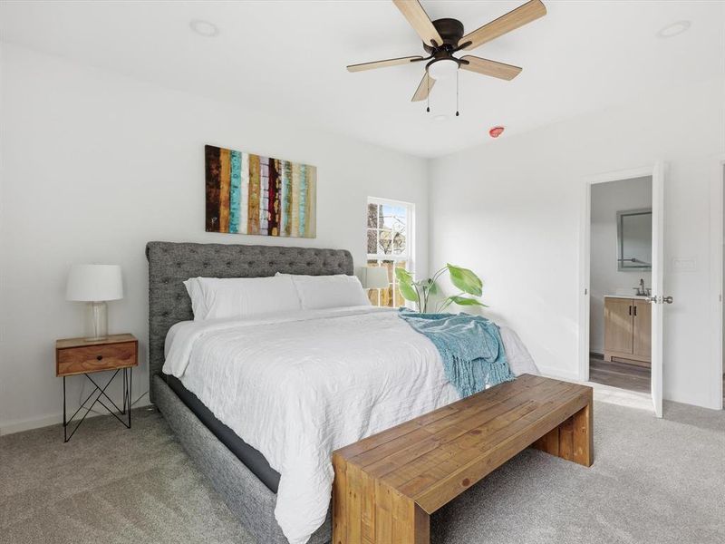 Furnished interior view inside a new home in , Fort Worth (Image 13).