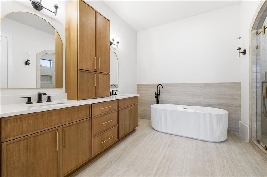 Furnished interior view inside a new home in , Buford (Image 6).