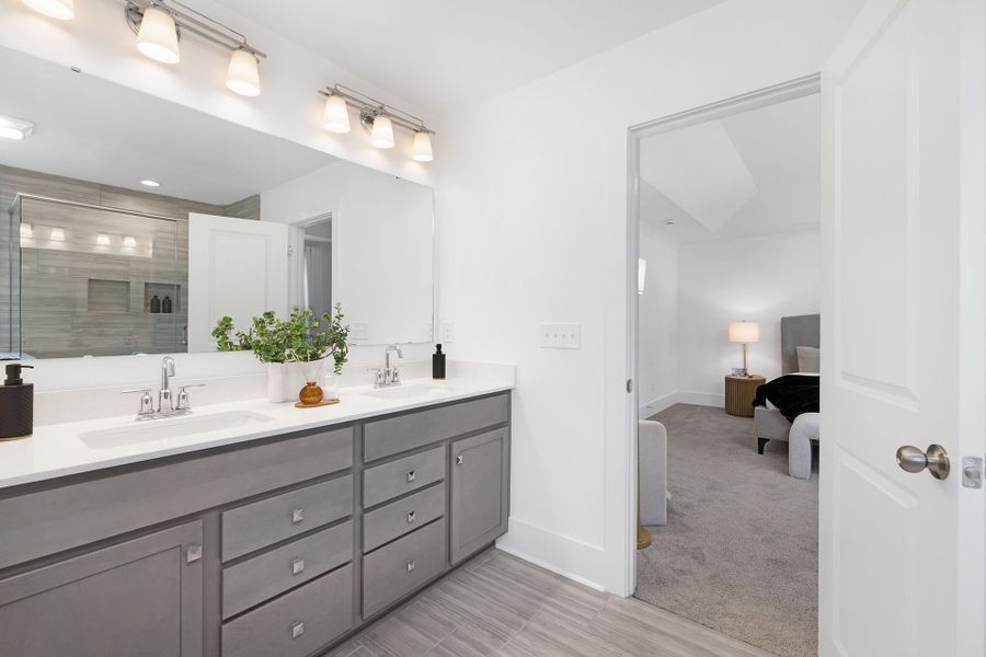Furnished interior view inside a new home in Stonebridge Fairways, Monroe (Image 25).