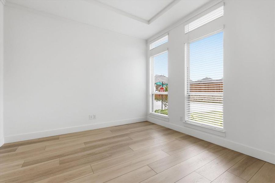 Spacious, unfurnished interior of a new home in Cambridge Estates - Harwood, Prosper (Image 33). Spacious, unfurnished interior of a new home in Cambridge Estates - Harwood, Prosper (Image 33).