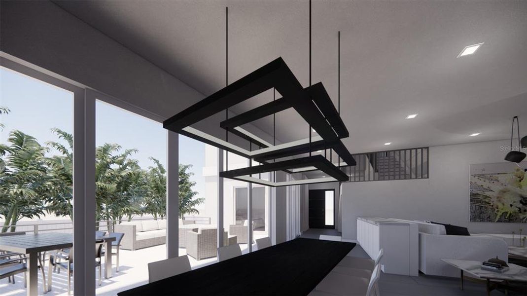 Furnished interior view inside a new home in , Longboat Key (Image 8). Furnished interior view inside a new home in , Longboat Key (Image 8).