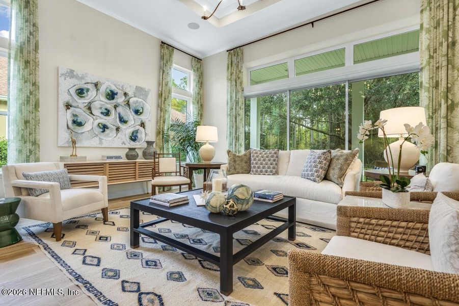 Furnished interior view inside a new home in , Fernandina Beach (Image 5).