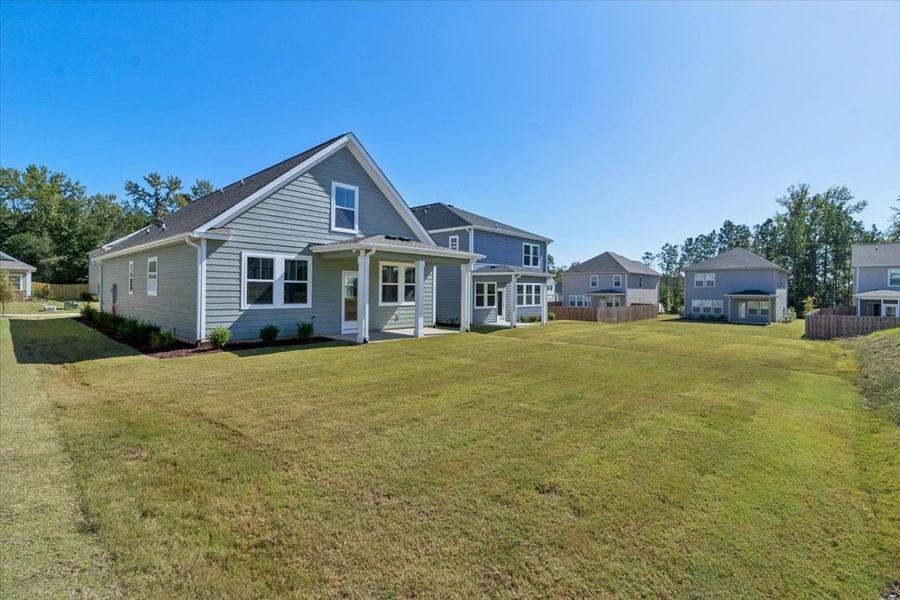 Exterior details and patio area of a home in Tillery Park, Grovetown (Image 21). Exterior details and patio area of a home in Tillery Park, Grovetown (Image 21).