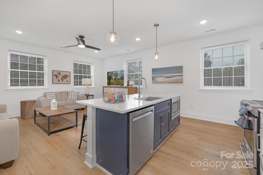 Furnished interior view inside a new home in , Charlotte (Image 14).