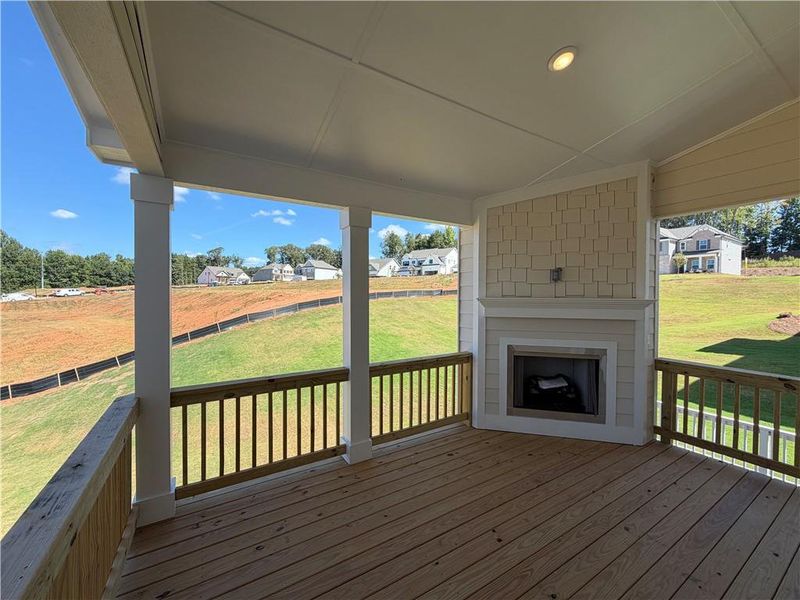 Exterior details and patio area of a home in Mallard’s Landing, Jefferson (Image 24).
