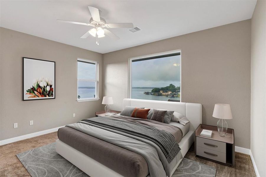 Furnished interior view inside a new home in , Granbury (Image 7).