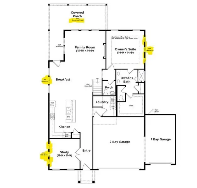 2D floor plan layout of this home in , Summerville, SC (Image 4).