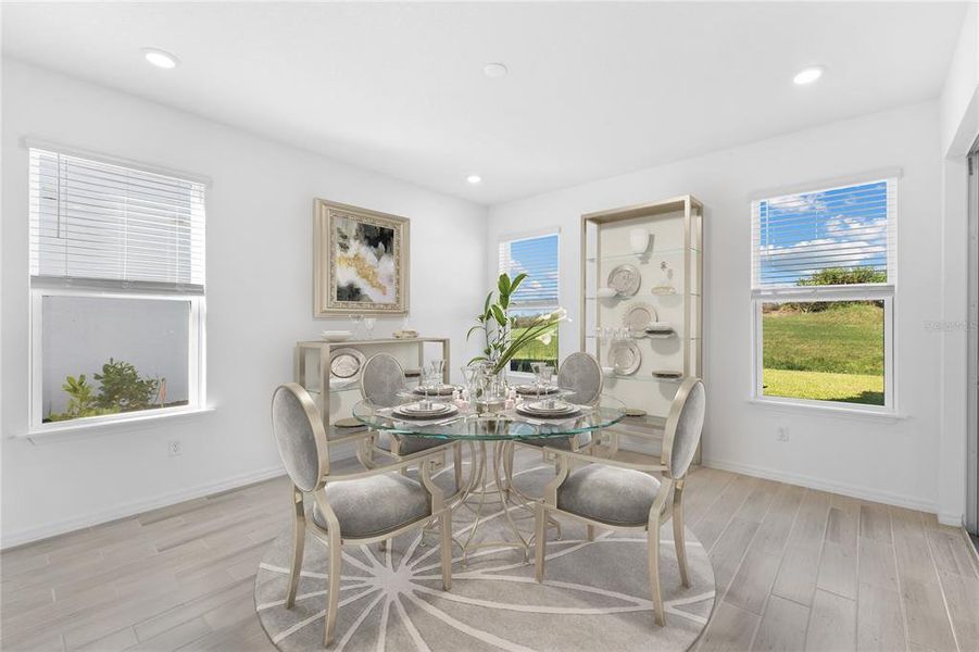 Furnished interior view inside a new home in , Sarasota (Image 9).
