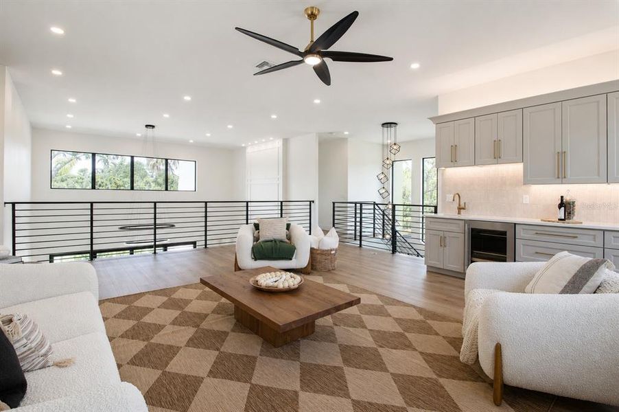 Furnished interior view inside a new home in , Sarasota (Image 36).