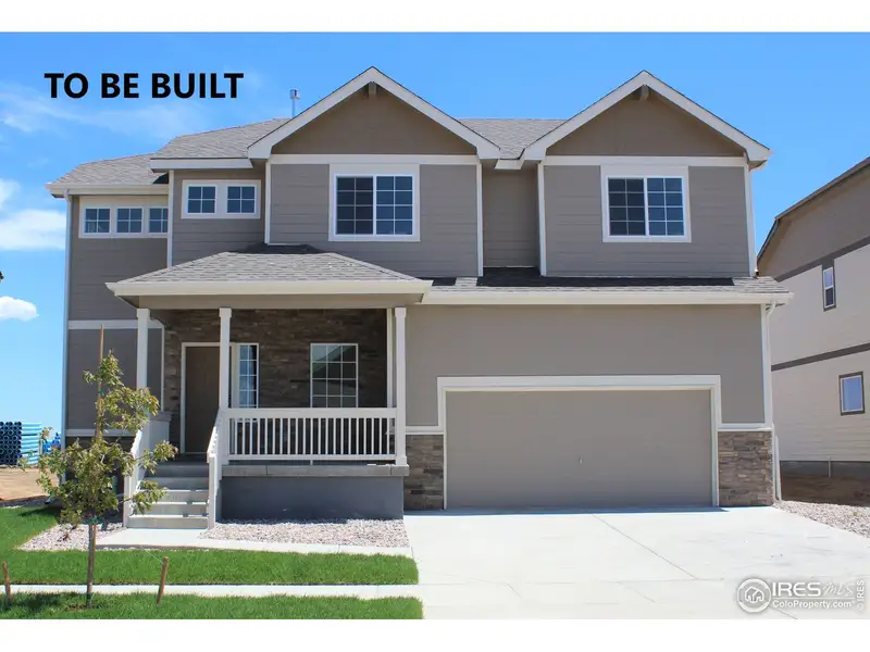 Front exterior of a new home in Union Colony West, Greeley, CO, highlighting curb appeal (Image 1). Front exterior of a new home in Union Colony West, Greeley, CO, highlighting curb appeal (Image 1).