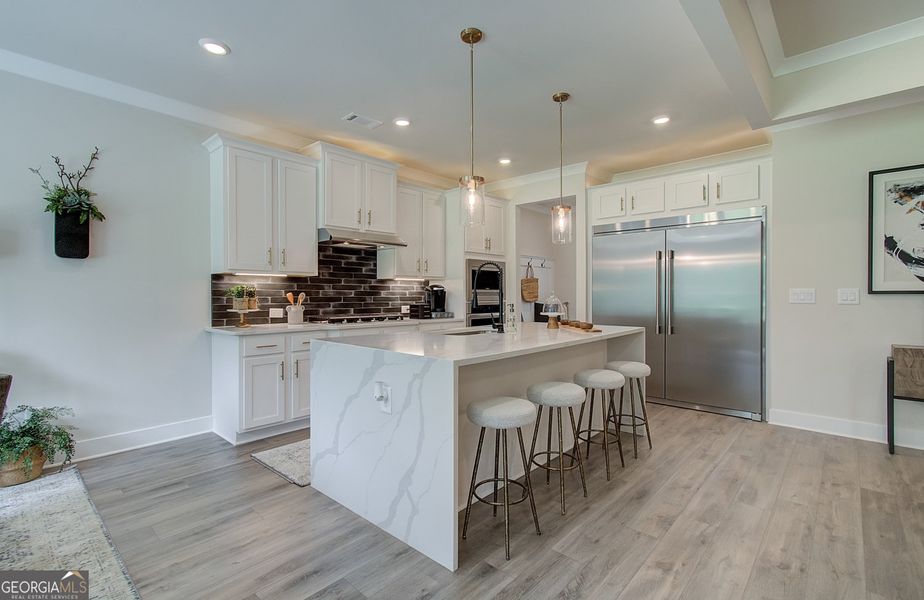 Furnished interior view inside a new home in Rosewood Lake Estates, Hoschton (Image 12).