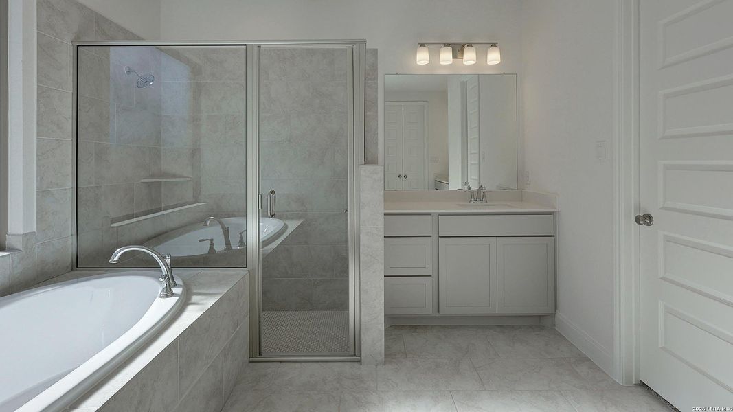 Furnished interior view inside a new home in Kallison Ranch, San Antonio (Image 16).