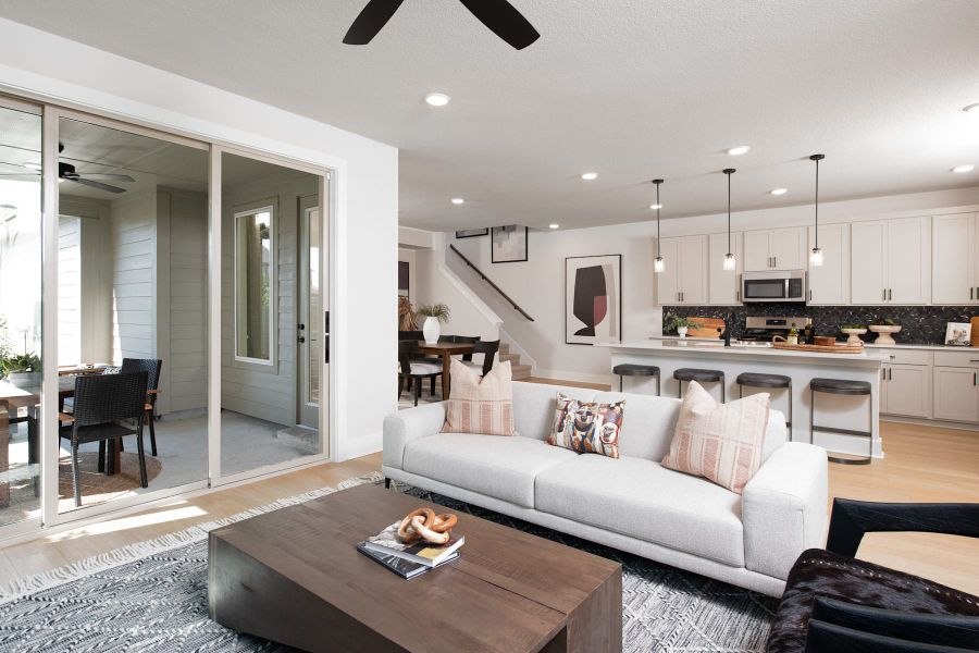 Representative furnished interior of a home built from the Chicory by Tri Pointe Homes in The Retreat at Harvest, Argyle (Image 7).