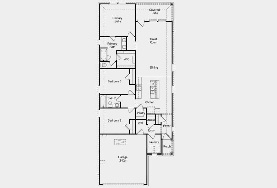 2D floor plan layout for the Eagle by Taylor Morrison in Sunfield, Mustang Ridge, TX (Image 3). 2D floor plan layout for the Eagle by Taylor Morrison in Sunfield, Mustang Ridge, TX (Image 3).
