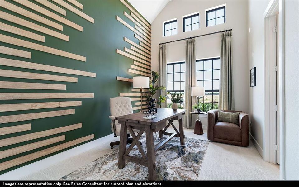 Furnished interior view inside a new home in Green Meadows, Celina (Image 4).