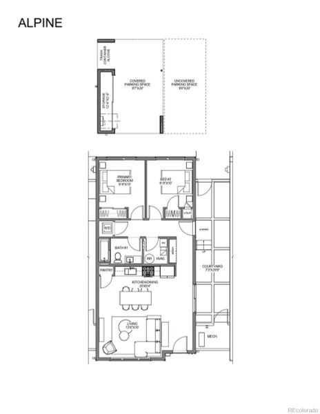 2D floor plan layout of this home in , Erie, CO (Image 3).