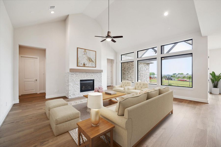 The Living Area with virtually staging. The Living Area with virtually staging.