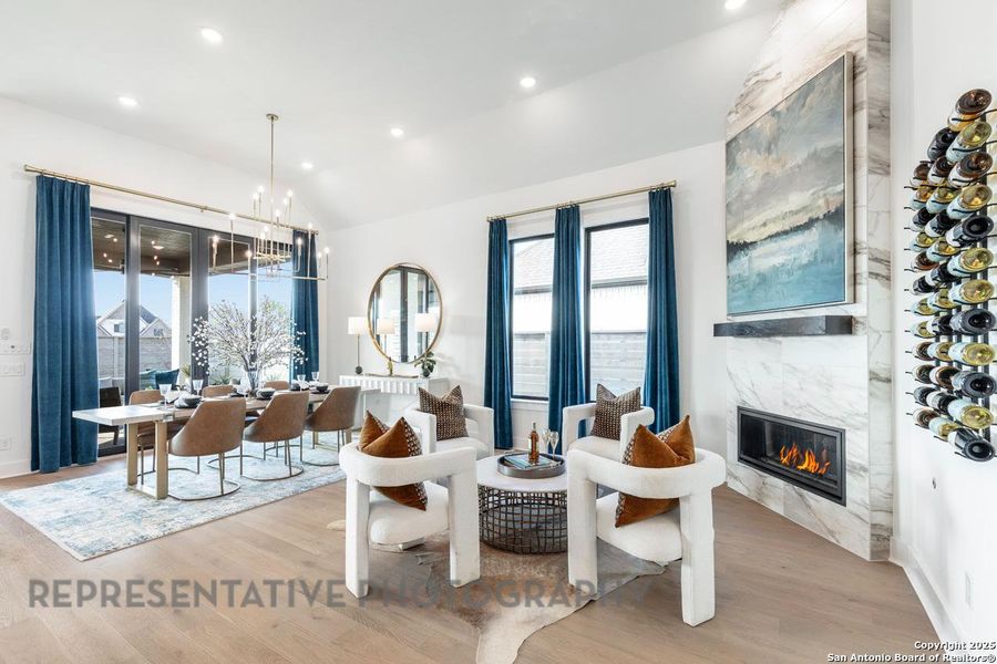 Furnished interior view inside a new home in The Ranches at Creekside, Boerne (Image 31). Furnished interior view inside a new home in The Ranches at Creekside, Boerne (Image 31).