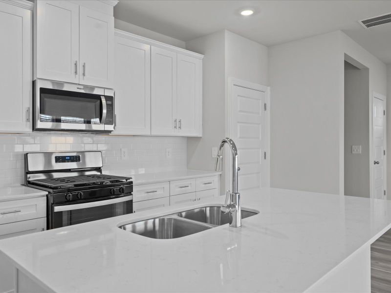 Furnished interior view inside a new home in Village at White Pine, Pendleton (Image 3).
