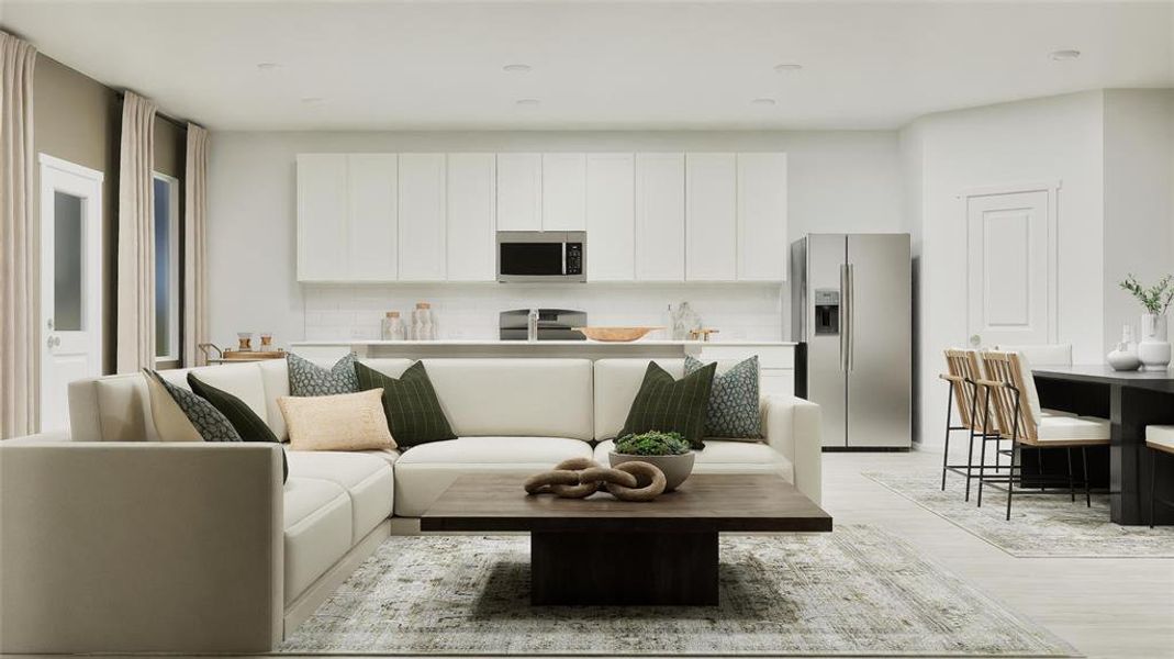 Furnished interior view inside a new home in West Square: Classic, White Settlement (Image 6). Furnished interior view inside a new home in West Square: Classic, White Settlement (Image 6).