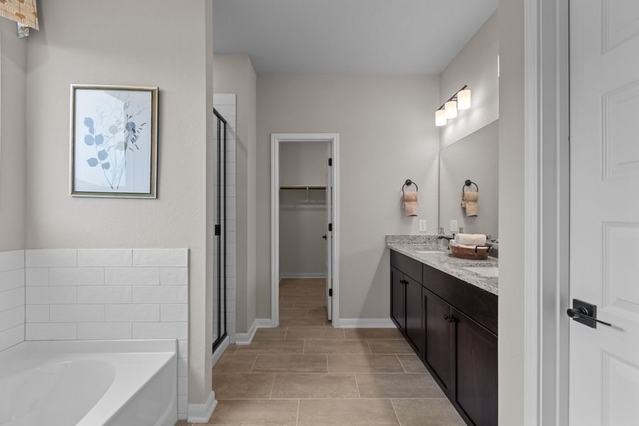 Representative furnished interior of a home built from the Berkshire by Beazer Homes in Saddle Creek Ranch, Cibolo (Image 11). Representative furnished interior of a home built from the Berkshire by Beazer Homes in Saddle Creek Ranch, Cibolo (Image 11).