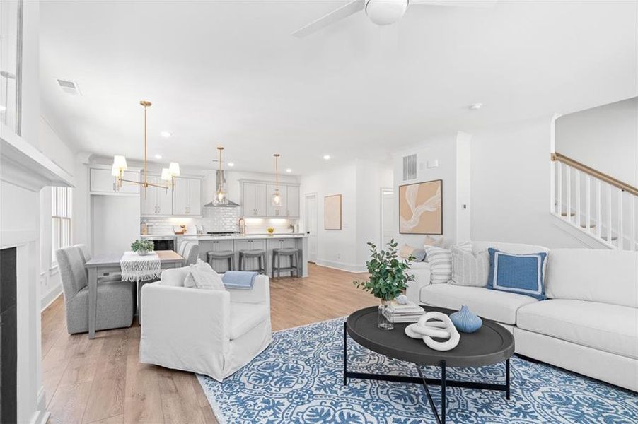 Furnished interior view inside a new home in Stillwood, Atlanta (Image 10).