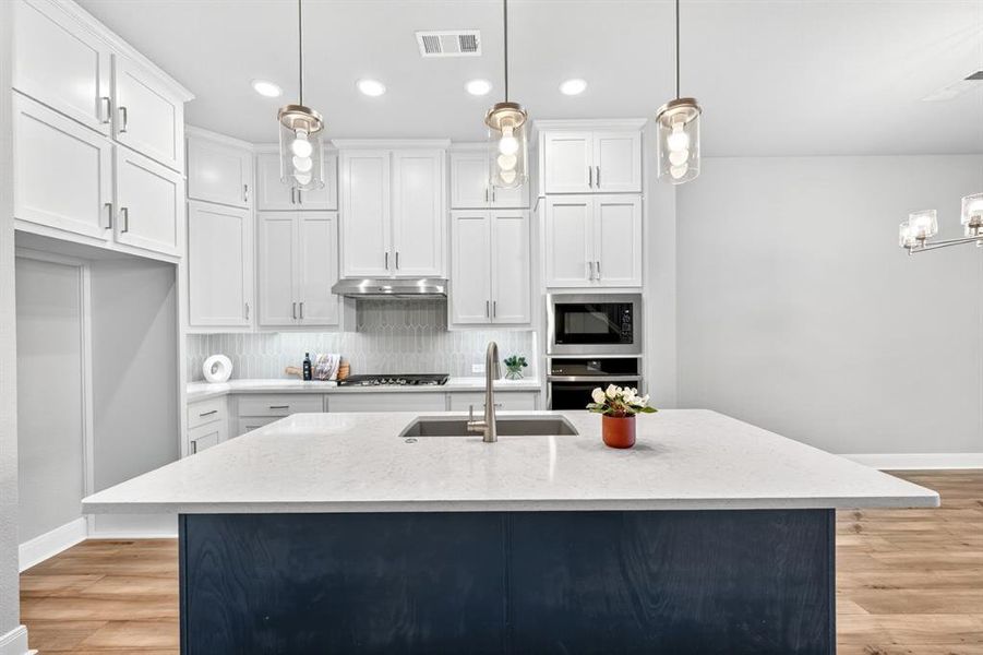 Furnished interior view inside a new home in Hillside at Las Colinas, Irving (Image 16).