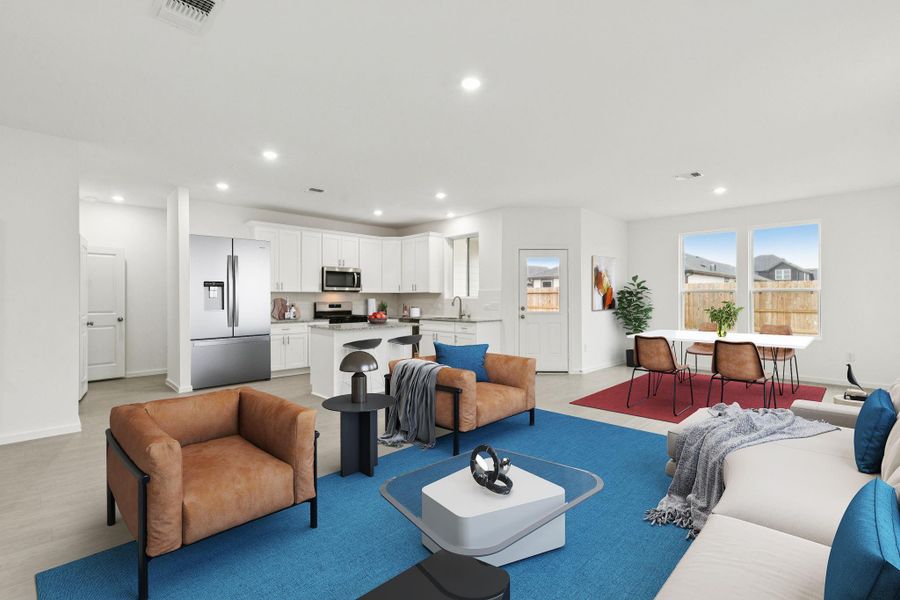 Furnished interior view inside a new home in Windcress, Cove (Image 15).