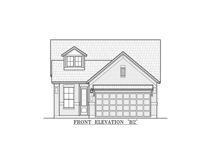 Representative exterior photo of a completed home built from the Carlisle by Chesmar Homes in Stillwater Ranch, San Antonio, TX (Image 4). Representative exterior photo of a completed home built from the Carlisle by Chesmar Homes in Stillwater Ranch, San Antonio, TX (Image 4).